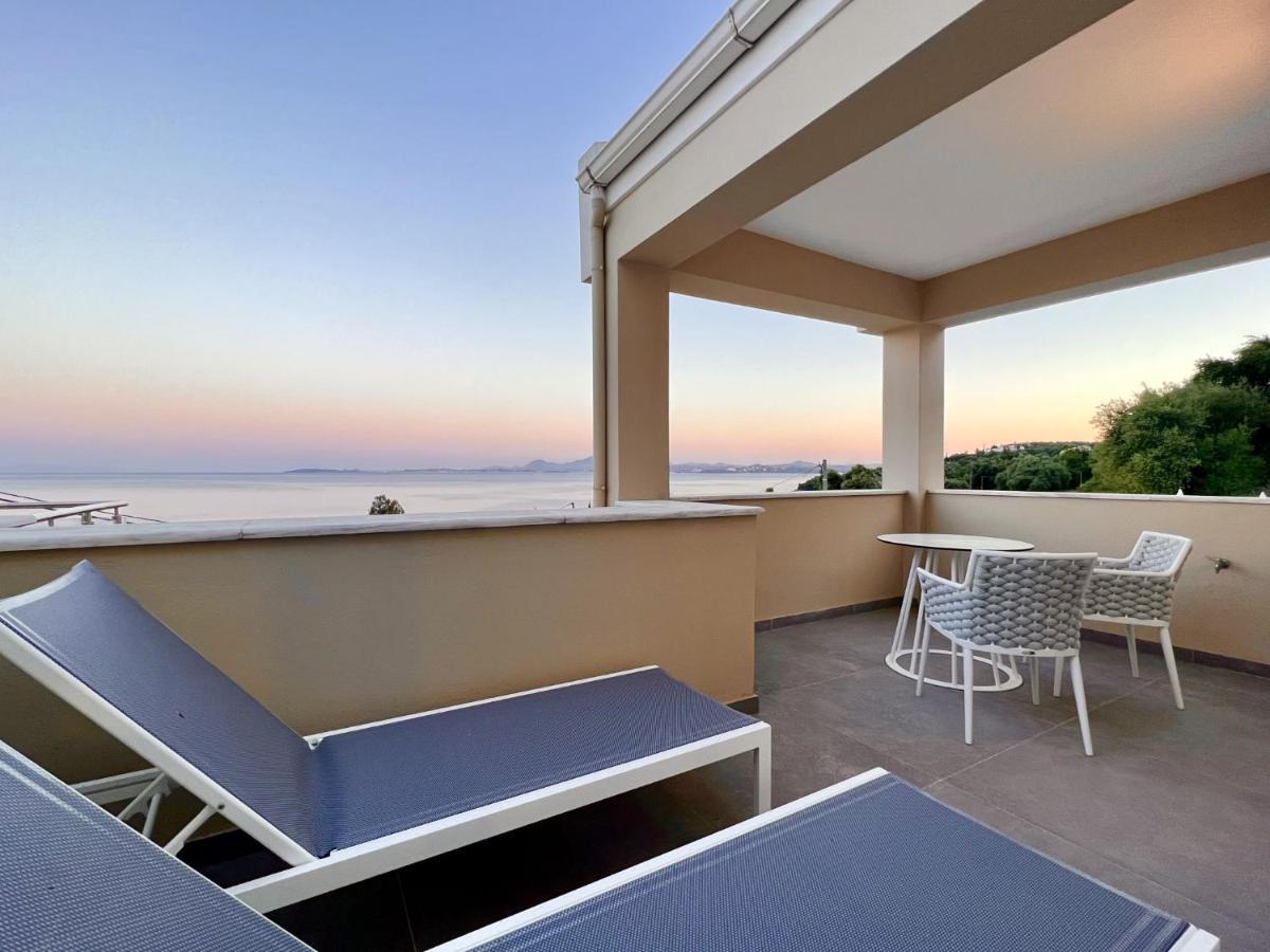 Luxury Villa Barbati Sun With Private Pool By Dadovillas Exterior photo