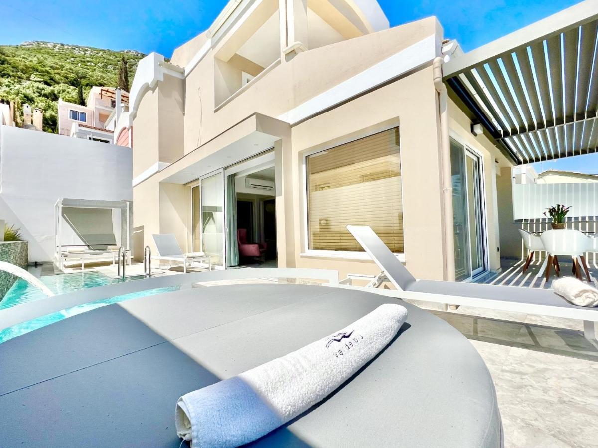Luxury Villa Barbati Sun With Private Pool By Dadovillas Exterior photo